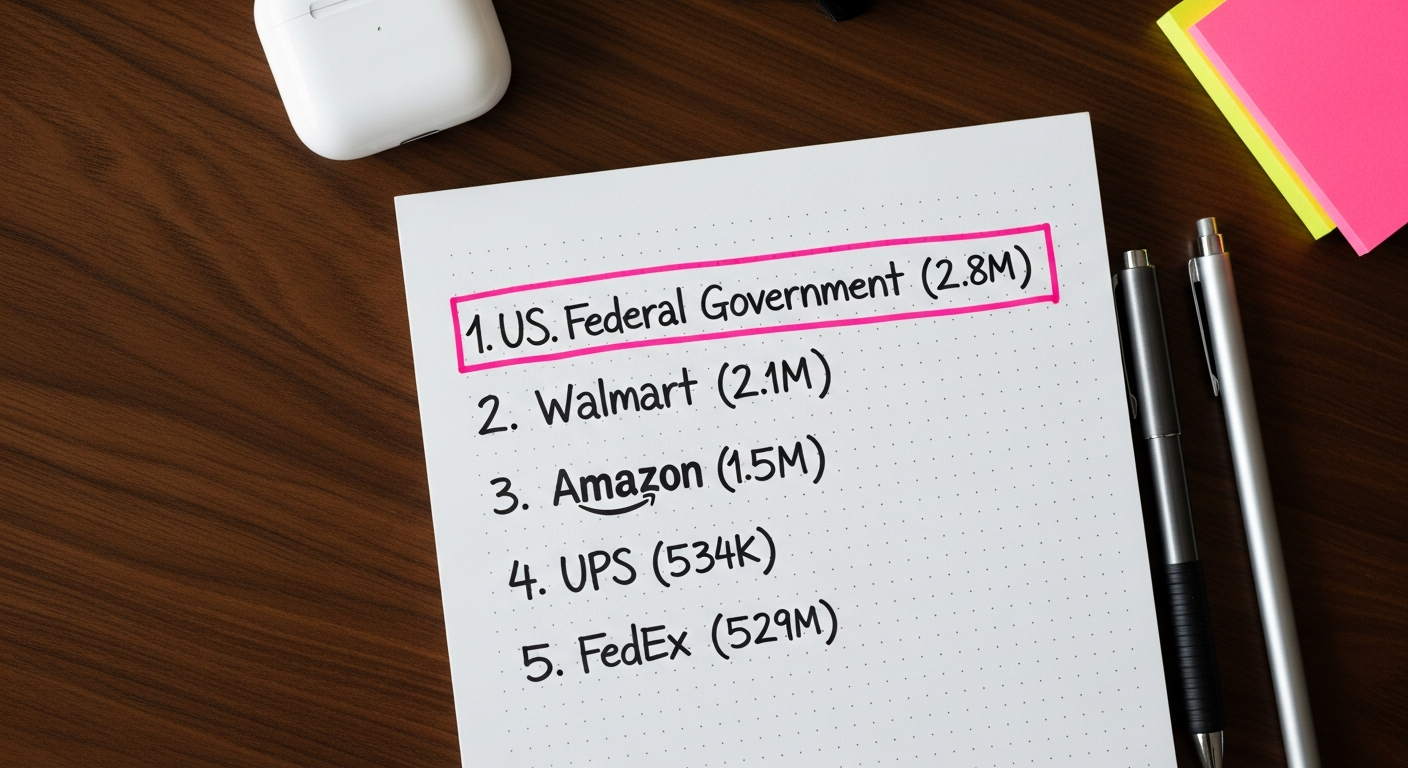 Biggest Employers in the United States 2025: Complete Data Guide