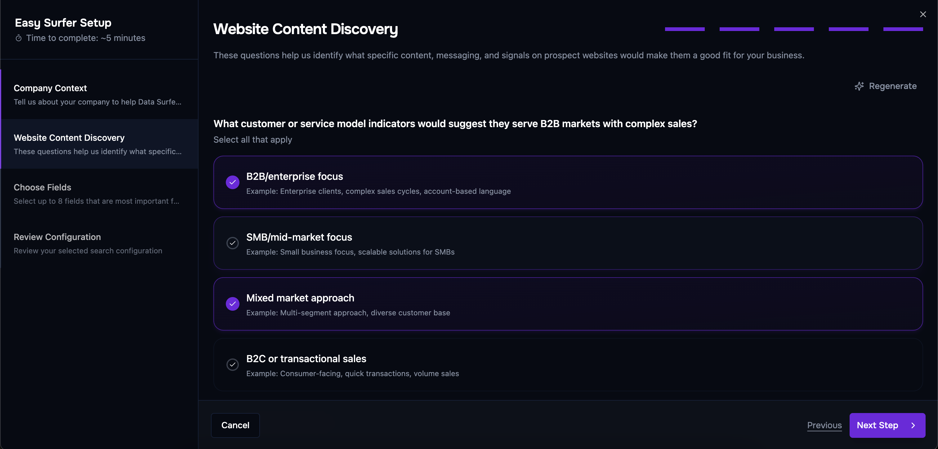 3.1 - Enrichment Wizard